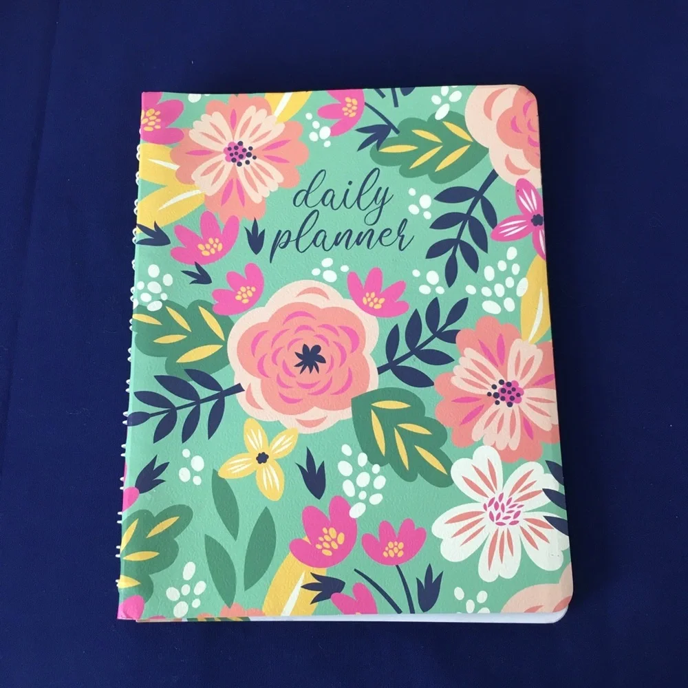 Spiral Daily Planner And 5pc. Sticker Sheets